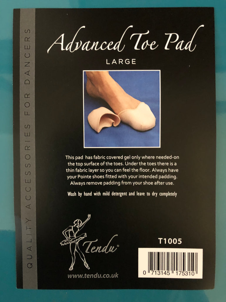 Tendu advanced toe pad