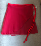 Kidanza Advanced Class Red wrap skirt